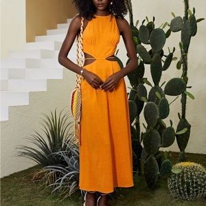 SHEIN Cutout tie dress size M